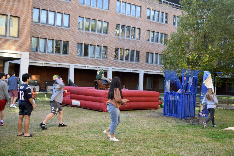 Duncan College 12th birthday celebration in the quad