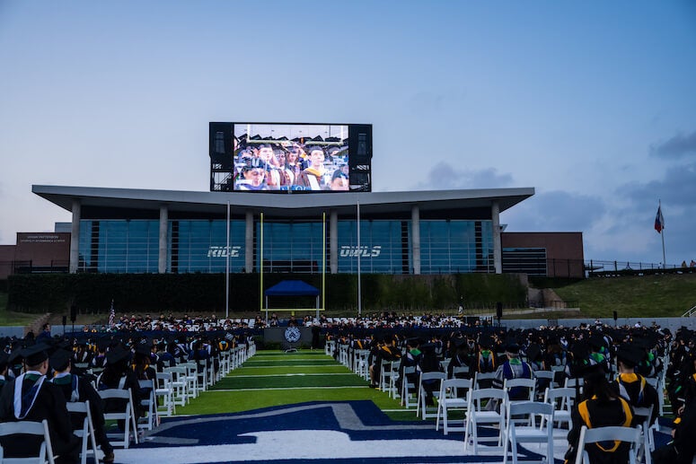 Commencement 2022 at Rice Stadium