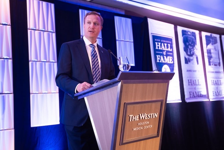 The Rice Athletics Hall of Fame inducted its newest class of legendary standouts during a ceremony Oct. 27 at the Westin Houston Medical Center Ballroom.