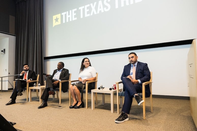 A panel of Houston-area lawmakers sparked a lively and relevant conversation about the upcoming state legislative session, education and more during a panel discussion hosted by The Texas Tribune at Rice University’s Susanne M. Glasscock School of Continuing Studies Oct. 2.