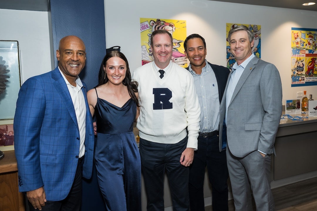 Attendees of the 2024 Night of Flight event gather for a photo.