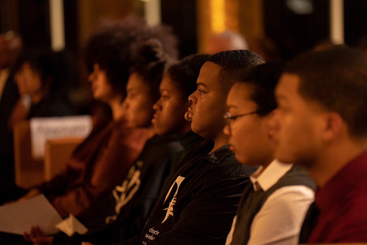 Members of the Rice community celebrate Martin Luther King Jr. Day.