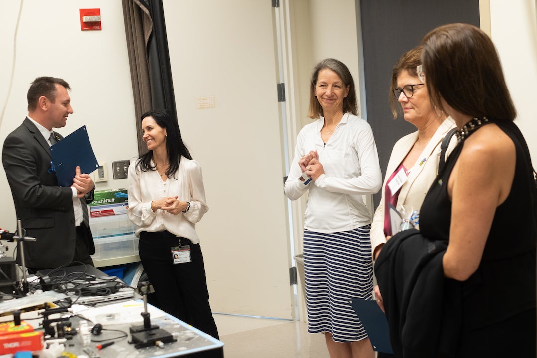 Brazilian delegation meeting with Rice researchers