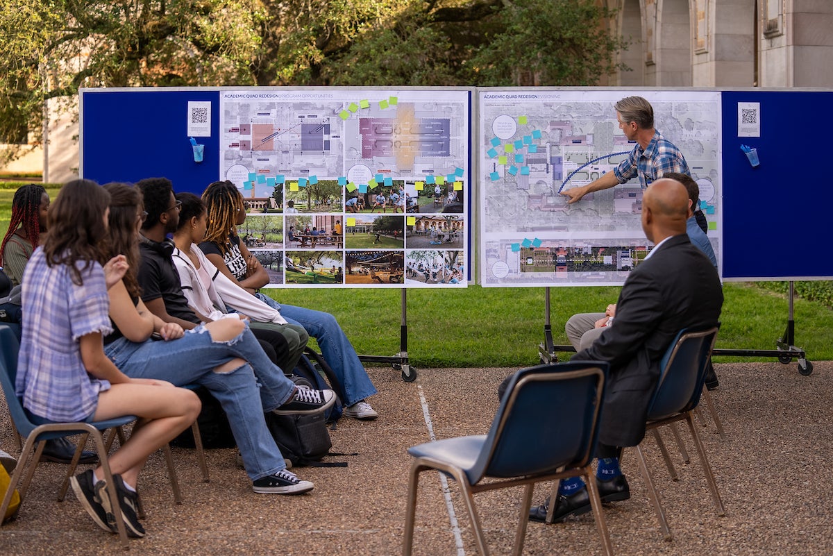 Academic quad redesign event