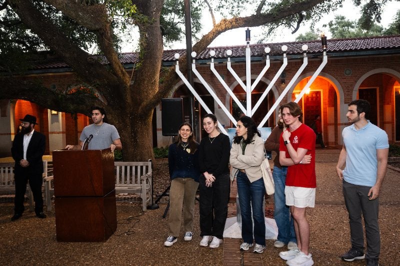 Hanukkah with Chabad at Rice University