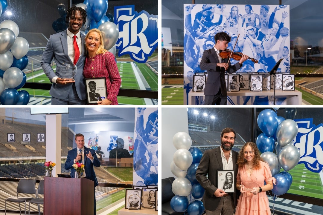 Rice Athletics and the Office of Academic Advising jointly hosted the 39th annual Scholar-Athlete Celebration Feb. 23 at the R Room at Rice Stadium. 