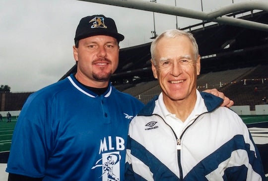 Wayne Graham and Roger Clemens